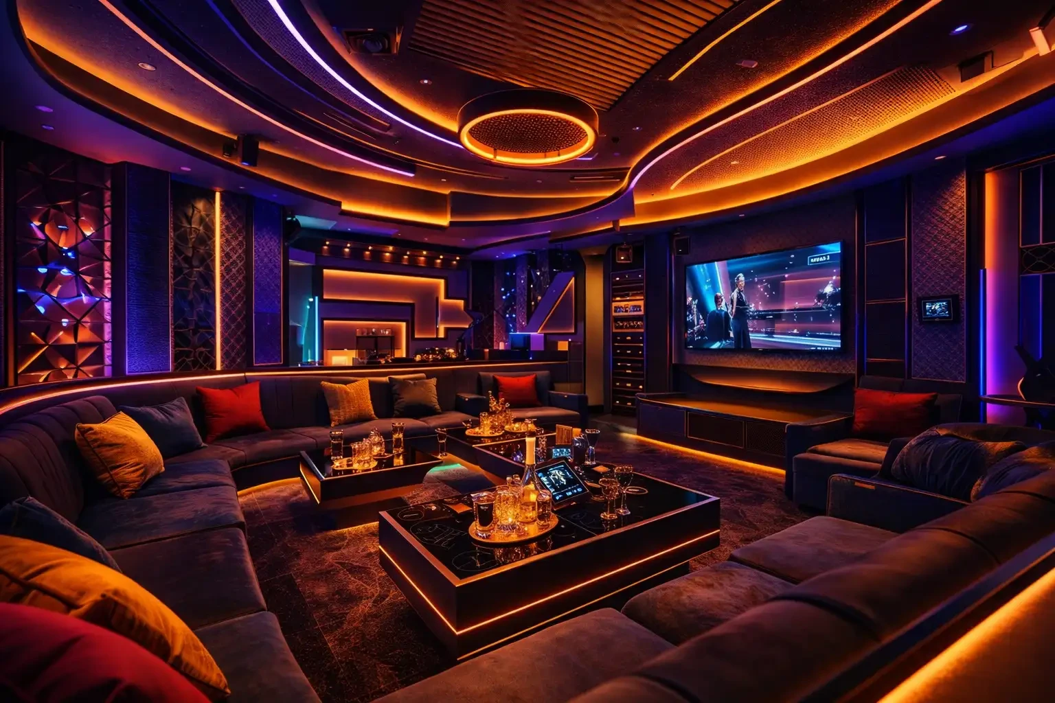 豪华 KTV 娱乐空间室内装修