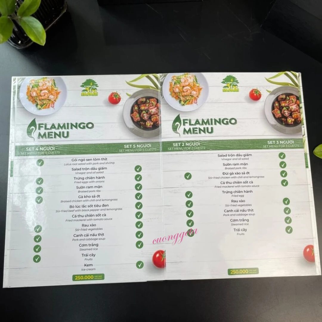 餐饮菜单解决方案 dịch vụ